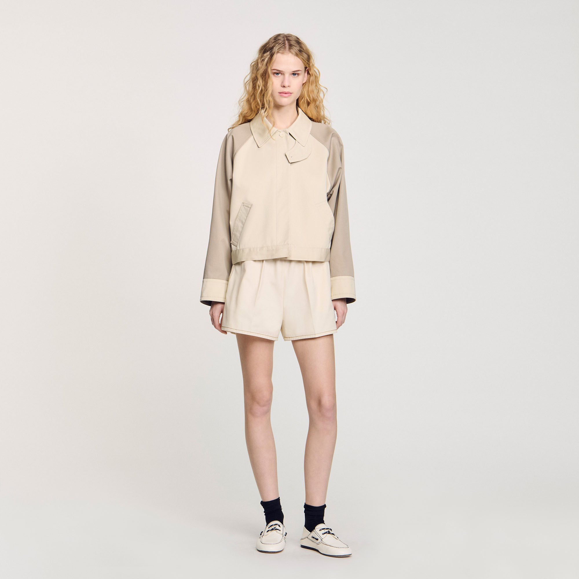Blouson bicolore 