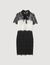 Robe en dentelle bi-couleur