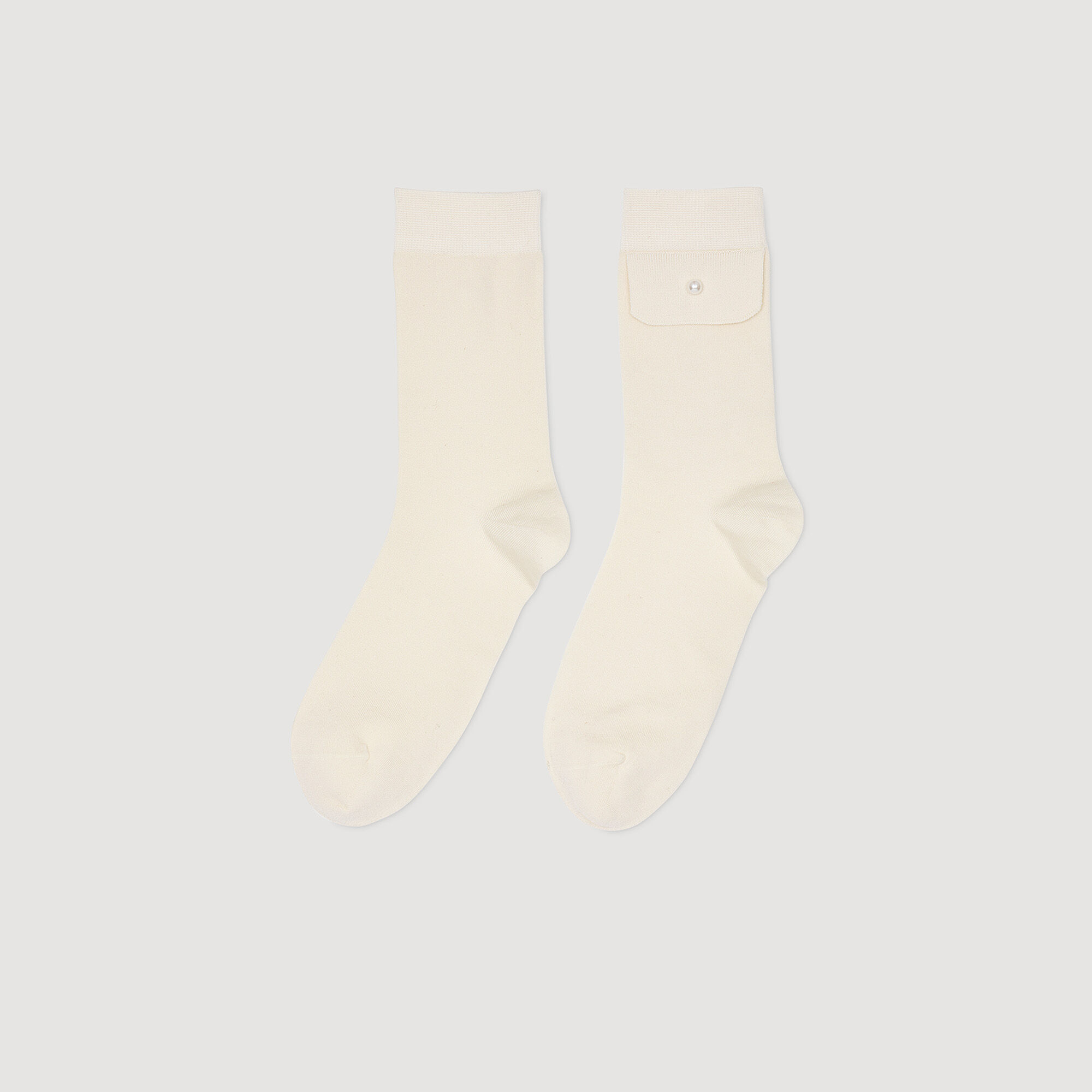Chaussettes à détail perle