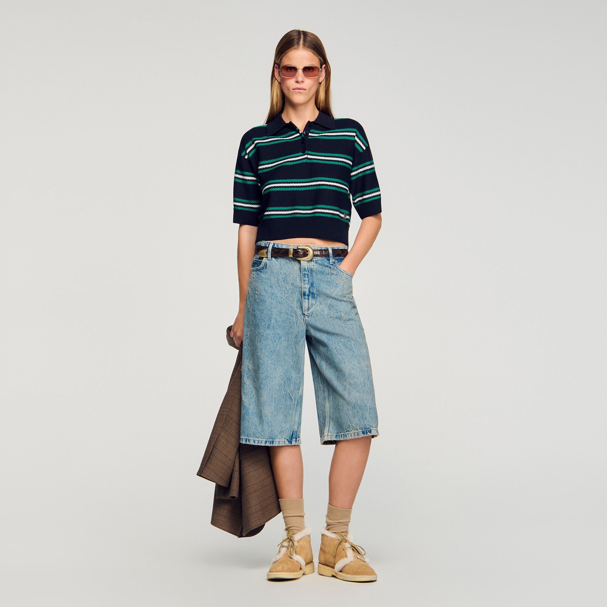 Pull à col polo