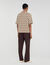 Chemise cardigan à jacquard corde