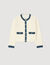 Cardigan à détails denim