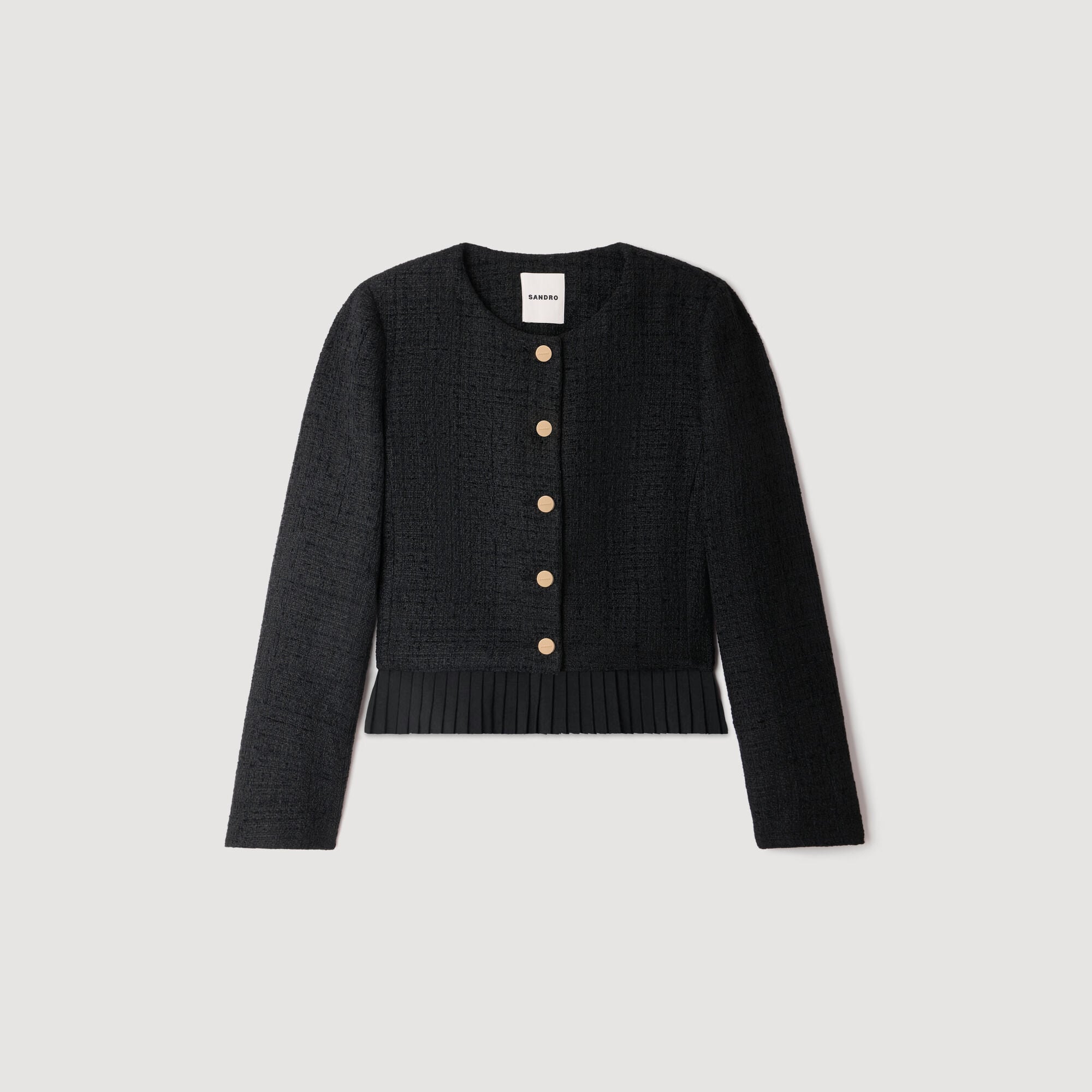 Veste en tweed 2 en 1 - Femme | Sandro Paris