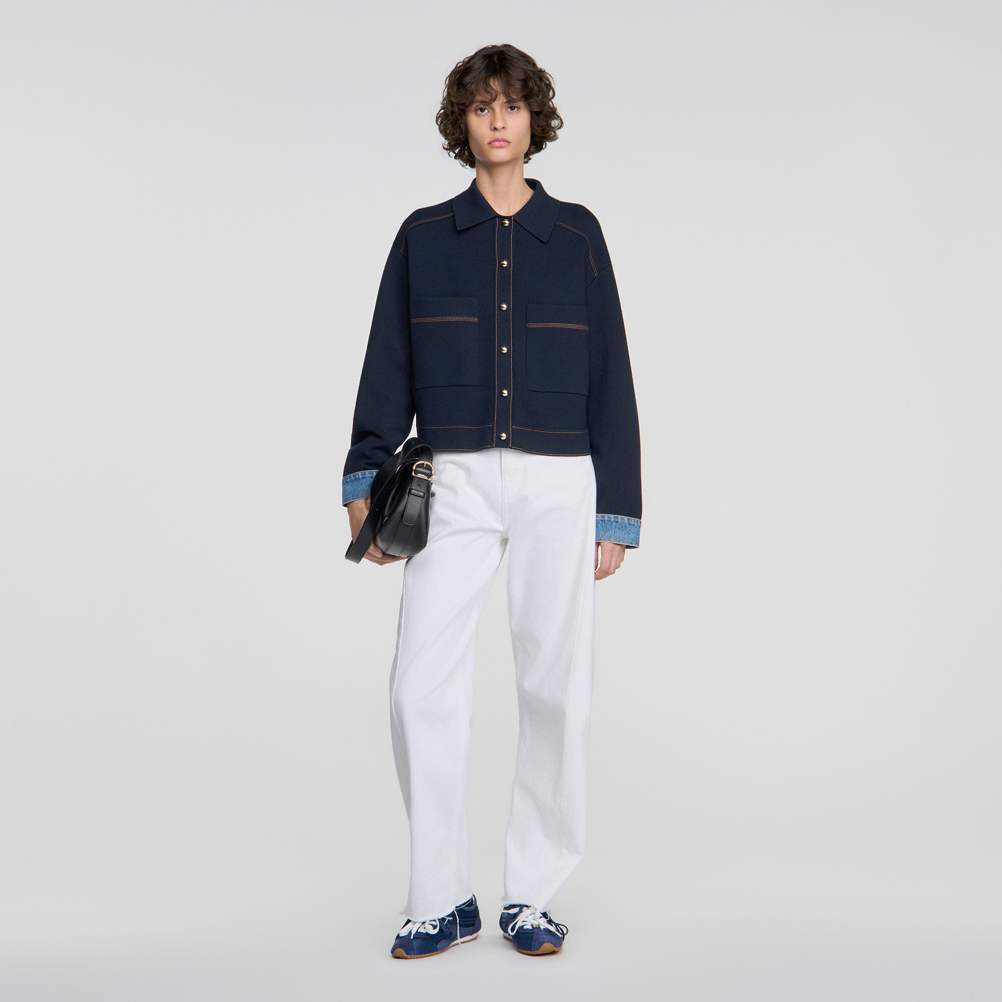 Cardigan effet veste - Femme | Sandro Paris