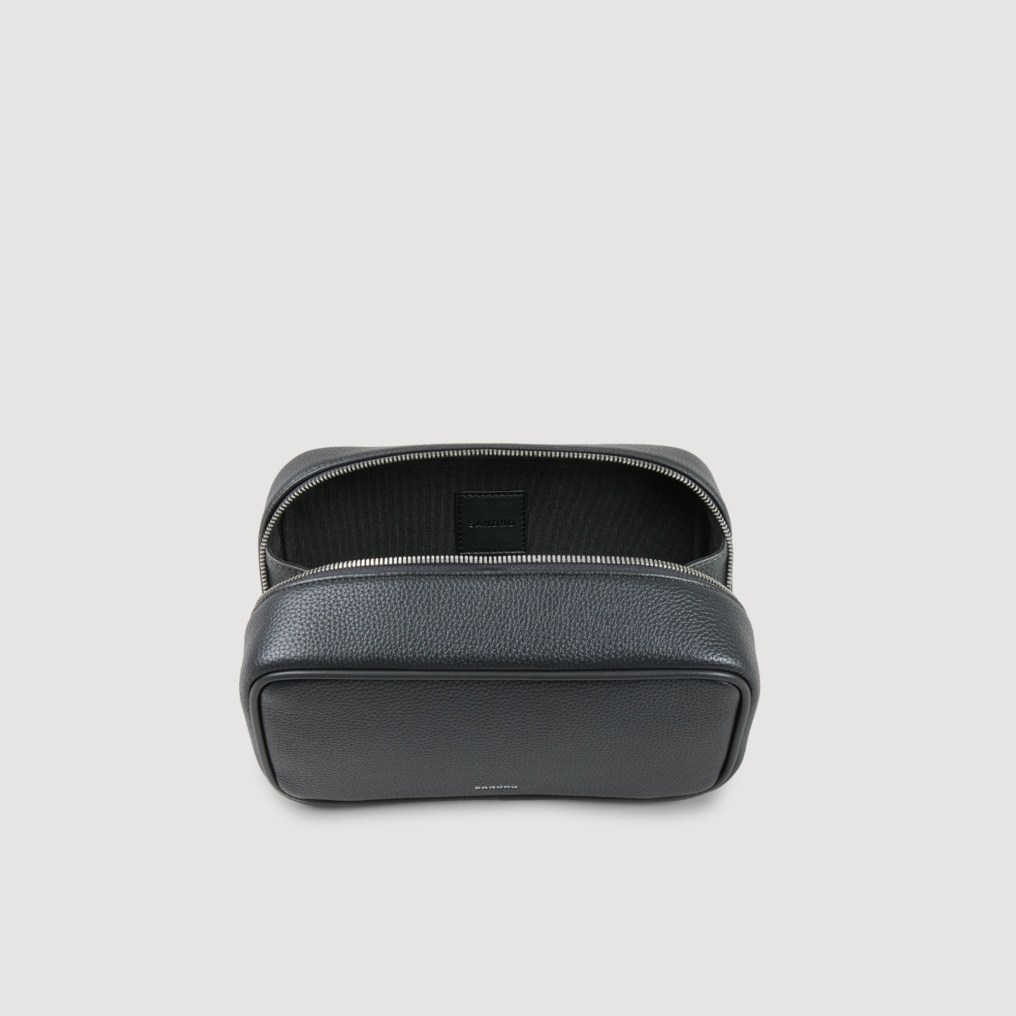 Trousse de toilette en toile enduite