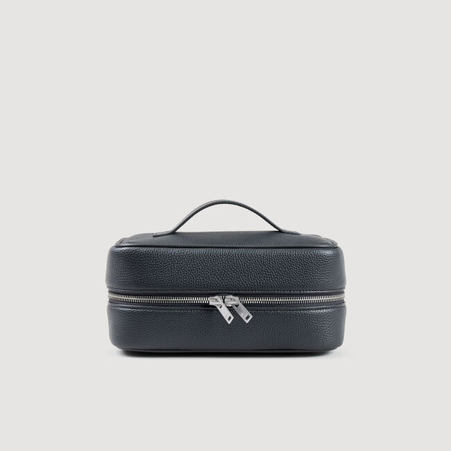 Trousse de toilette en toile enduite