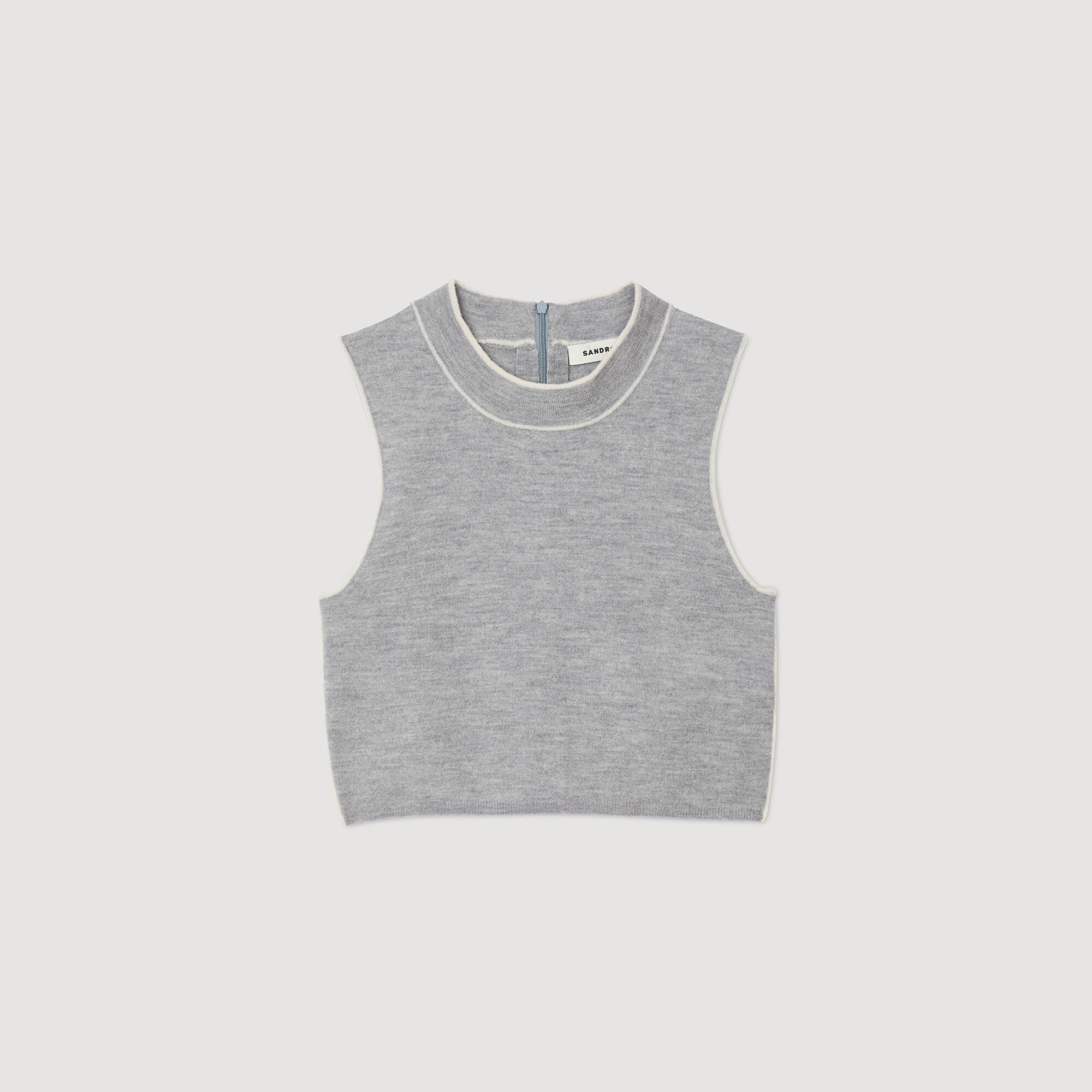 Pull sans manche sandro top