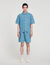Chemise en denim square cross