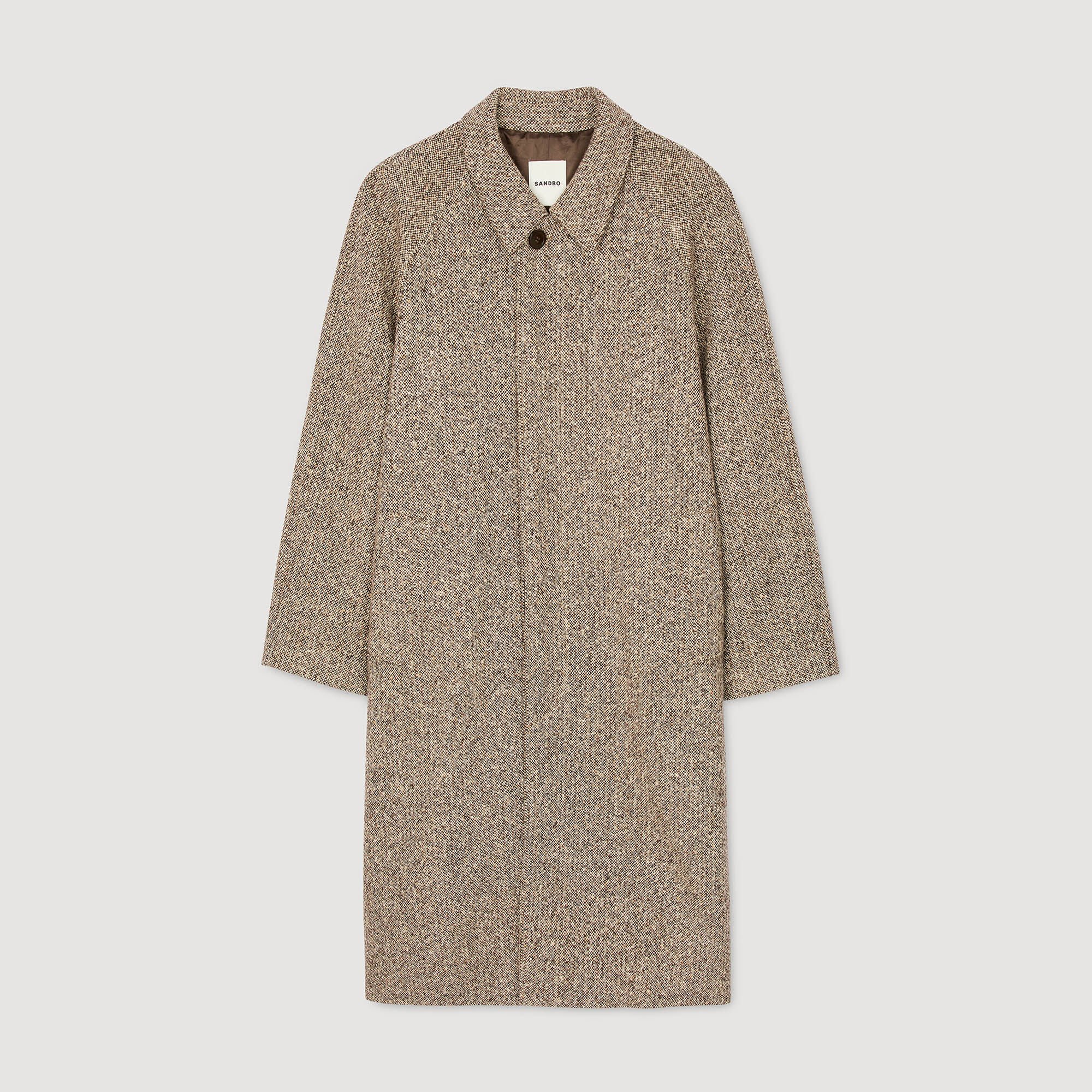 Manteau oversize en laine 