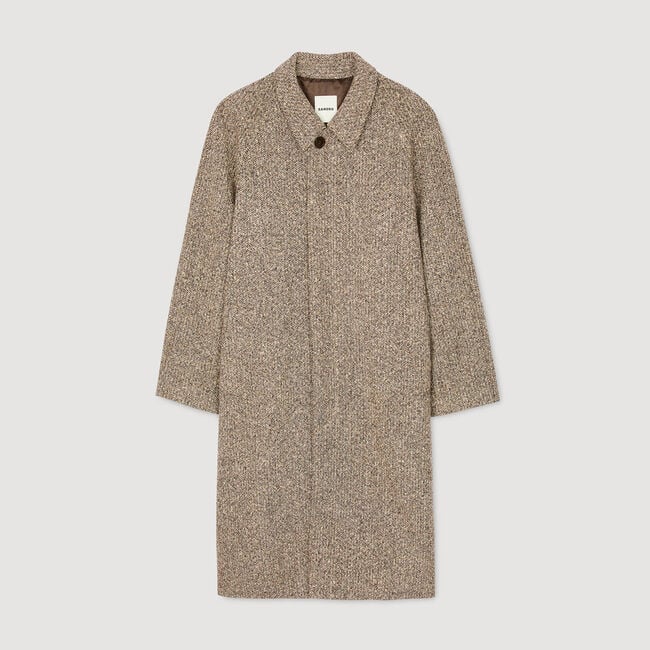 Manteau oversize en laine 