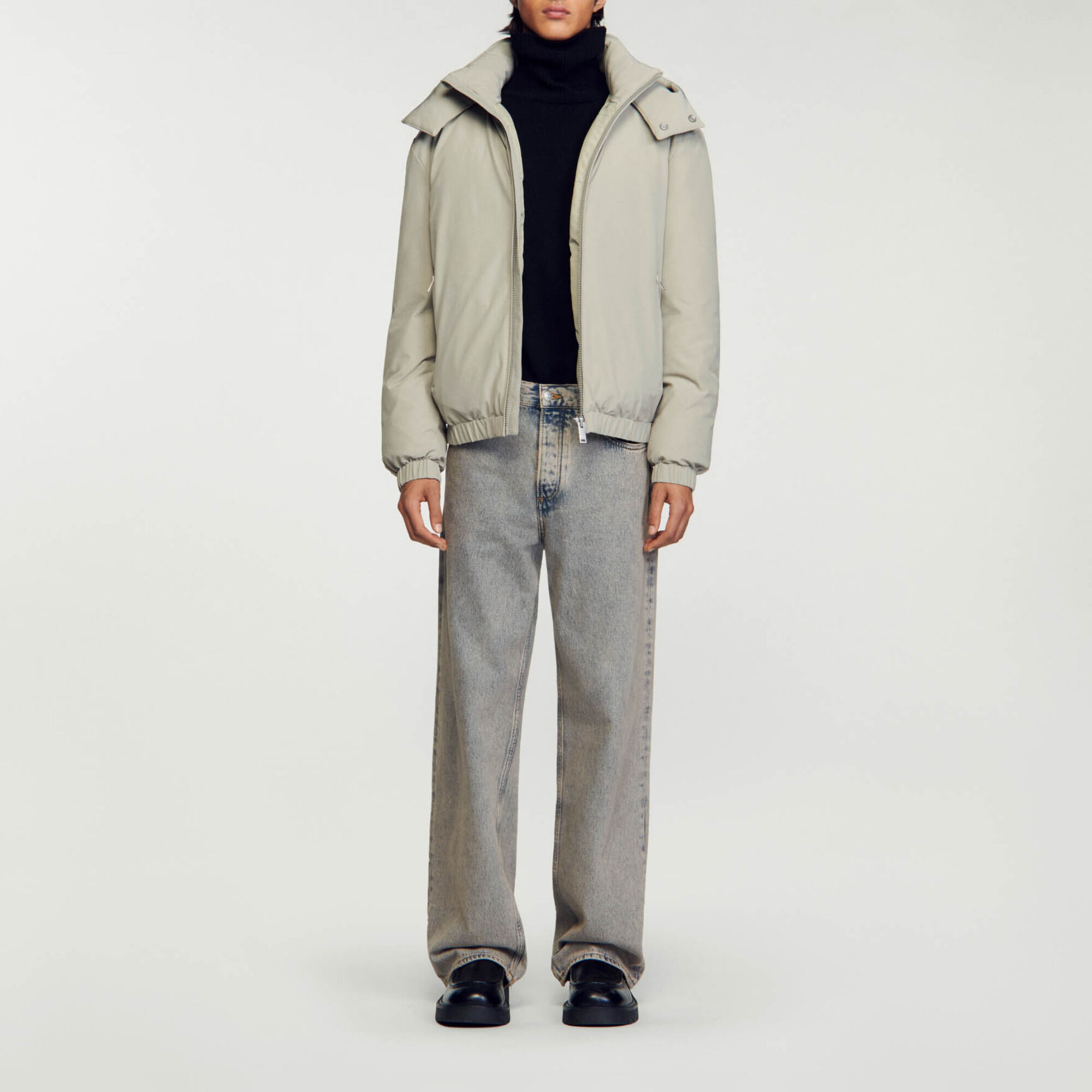 Doudoune capuche Natural Sandro Paris