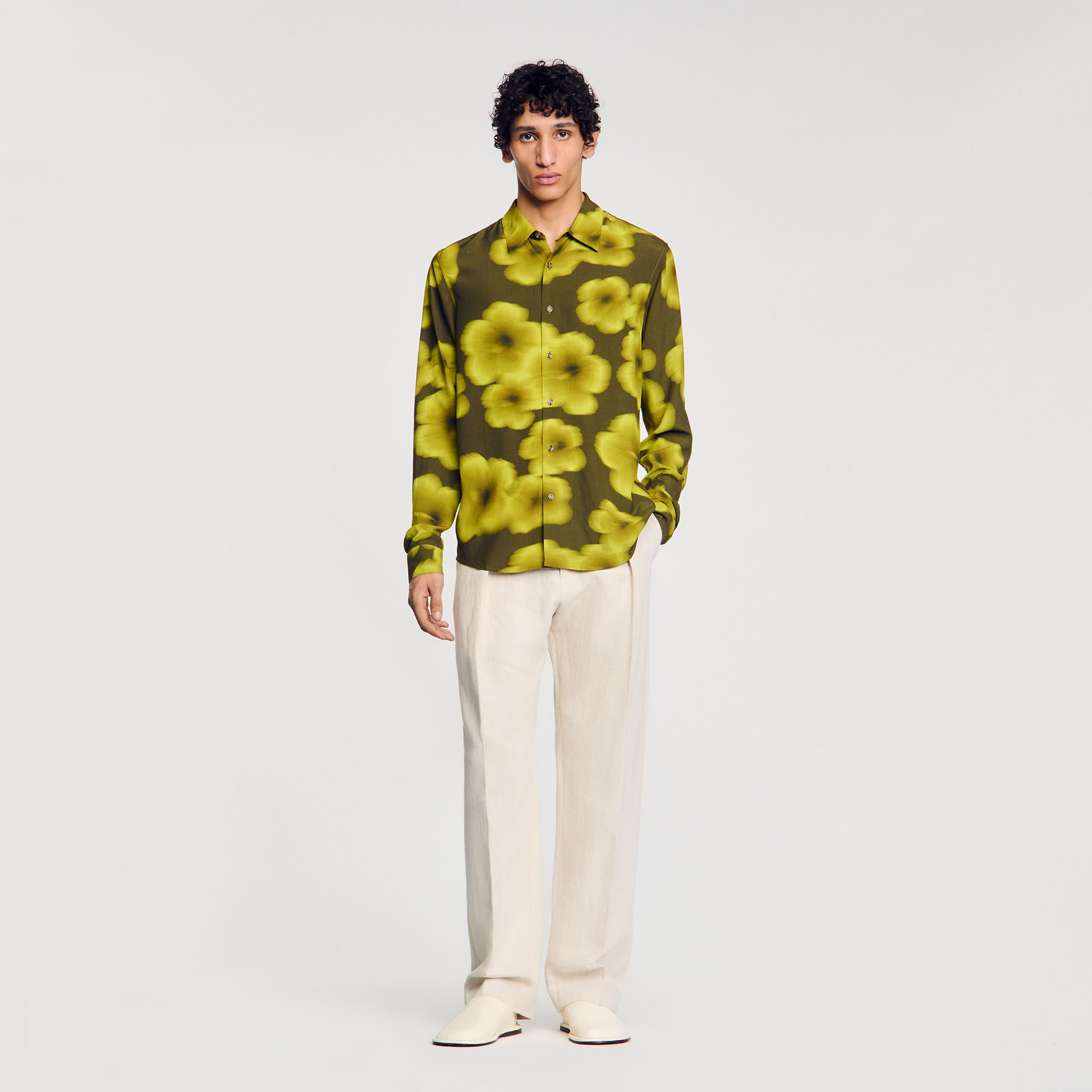 Chemise fluide imprimé fleurs