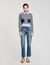 Pull court en laine et cachemire