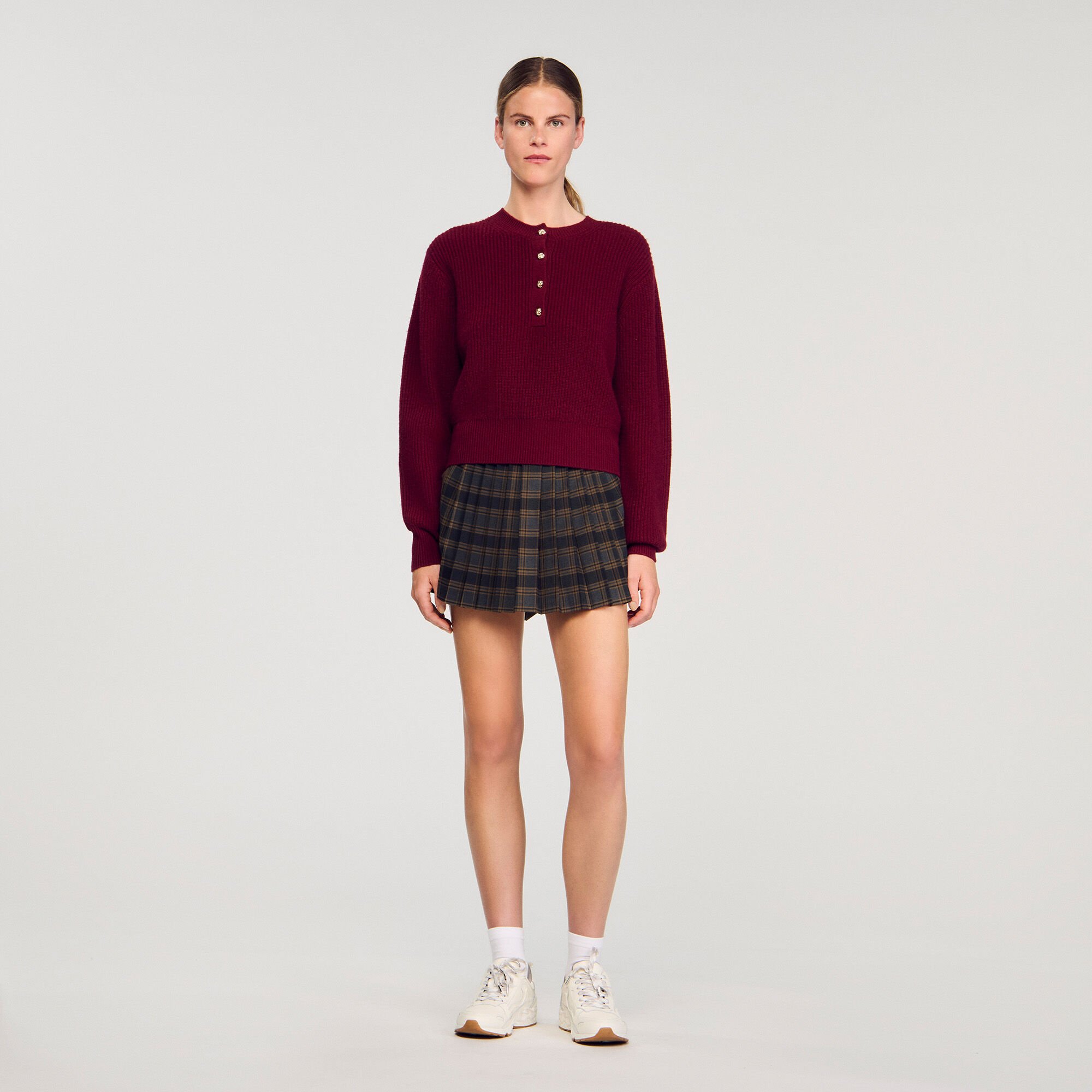 Pull tunisien laine et cachemire
