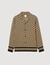 Chemise à imprimé monogramme
