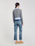 Pull court en laine et cachemire