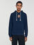 Sweatshirt à patch en cuir