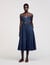 Robe midi en jean