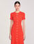 Robe longue en maille
