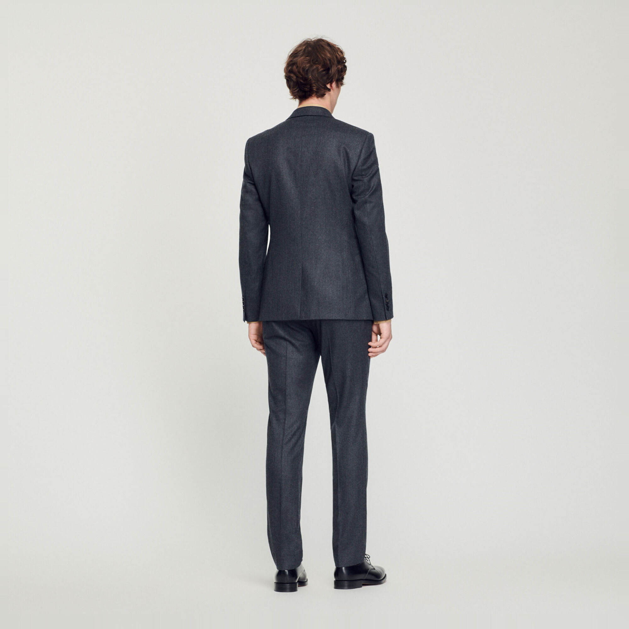 Veste de costume en flanelle
