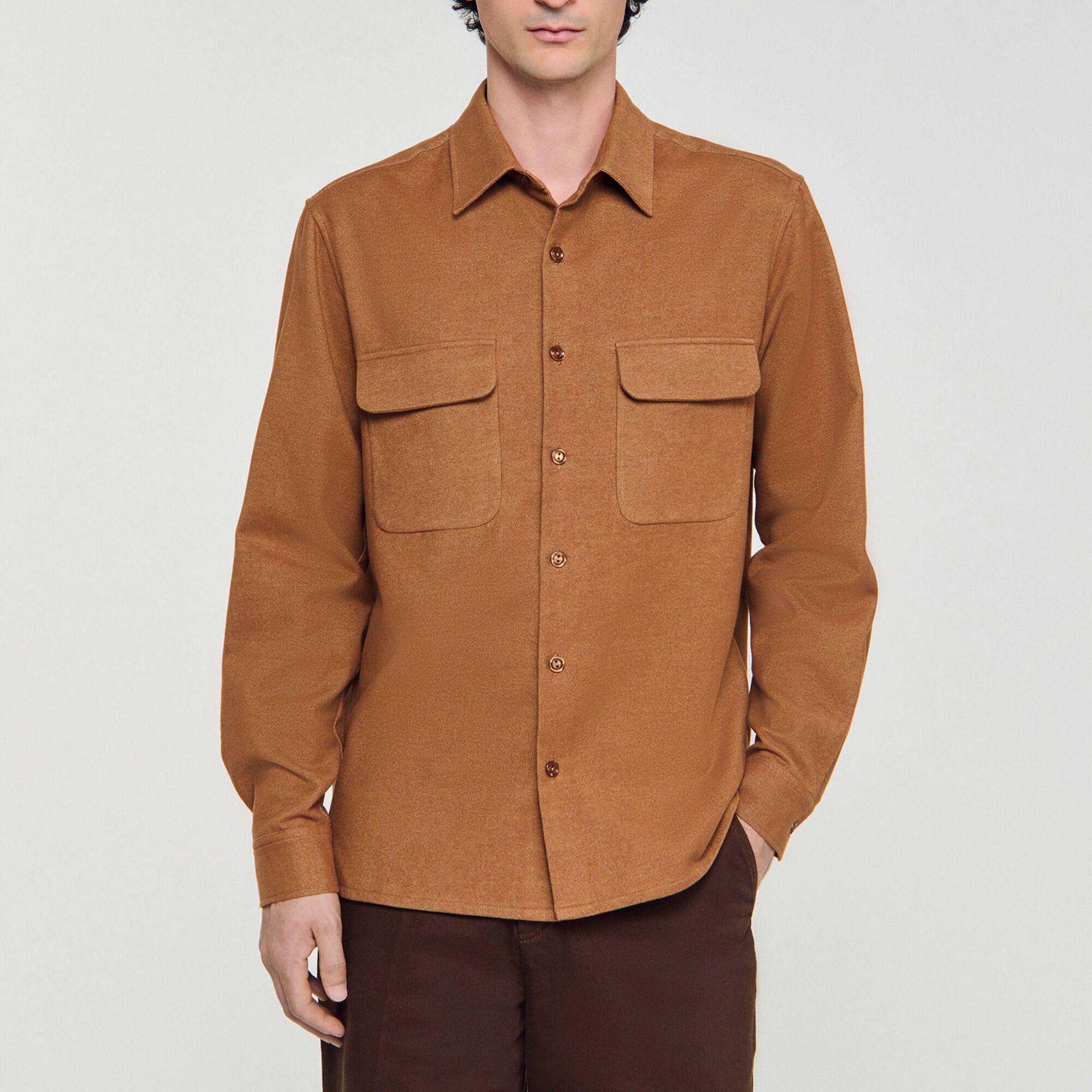 Chemise en flanelle - Homme | Sandro Paris