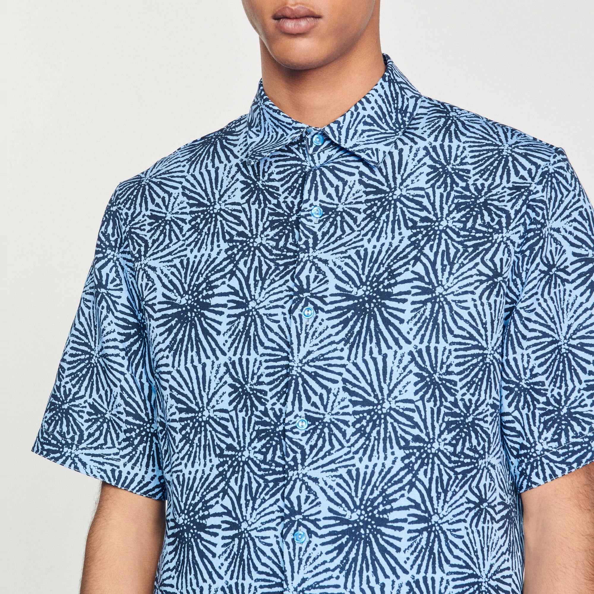 Chemise oversize imprimée
