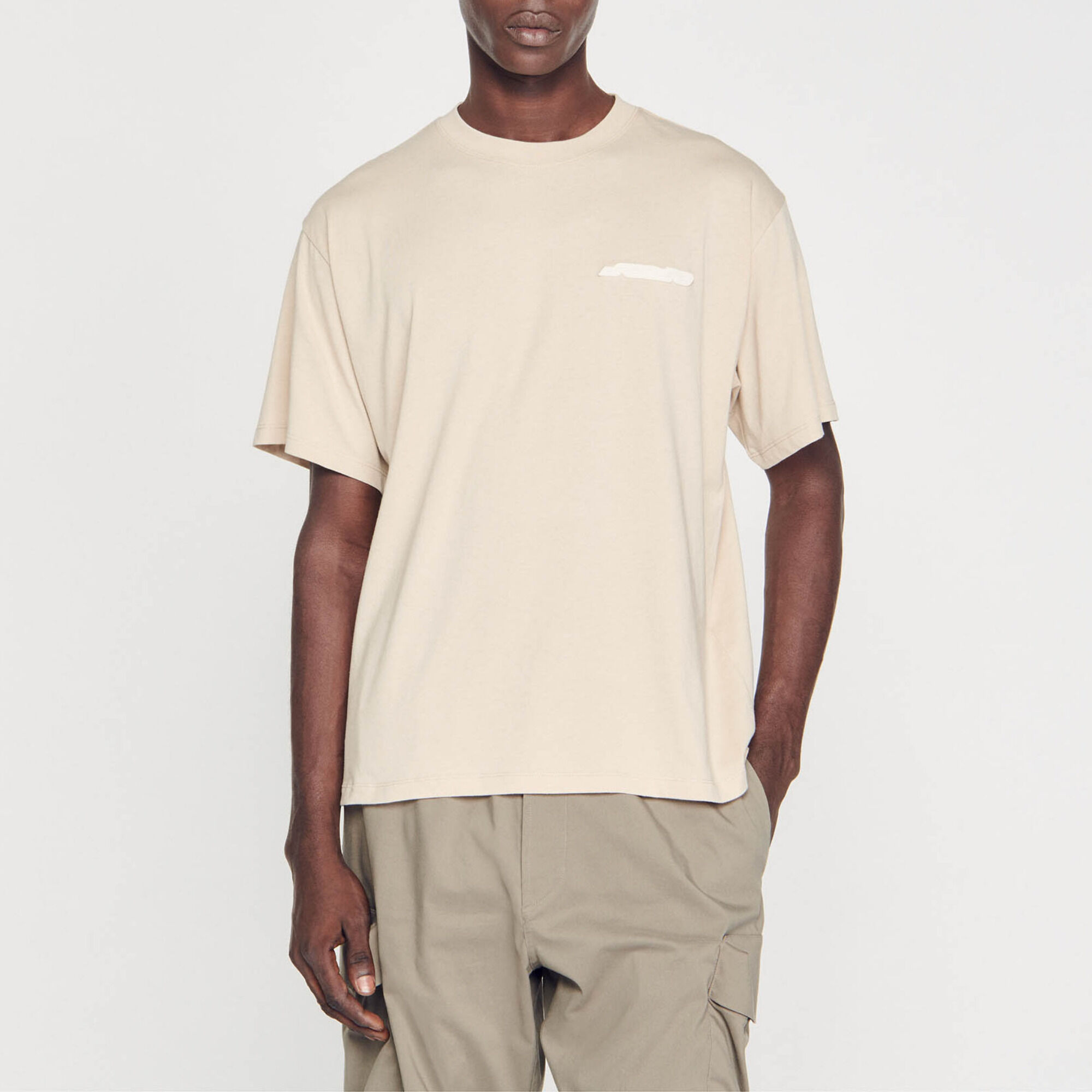 Tee-shirt en coton - Homme | Sandro Paris
