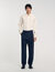 Pantalon à plis creux