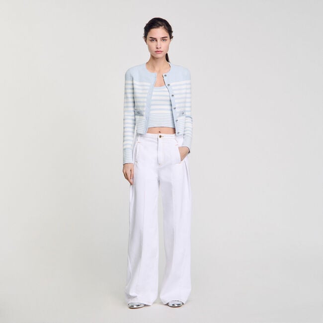 Cardigan à rayures