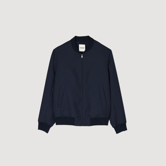 Blouson teddy avec zip