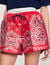 Short à imprimé bandana