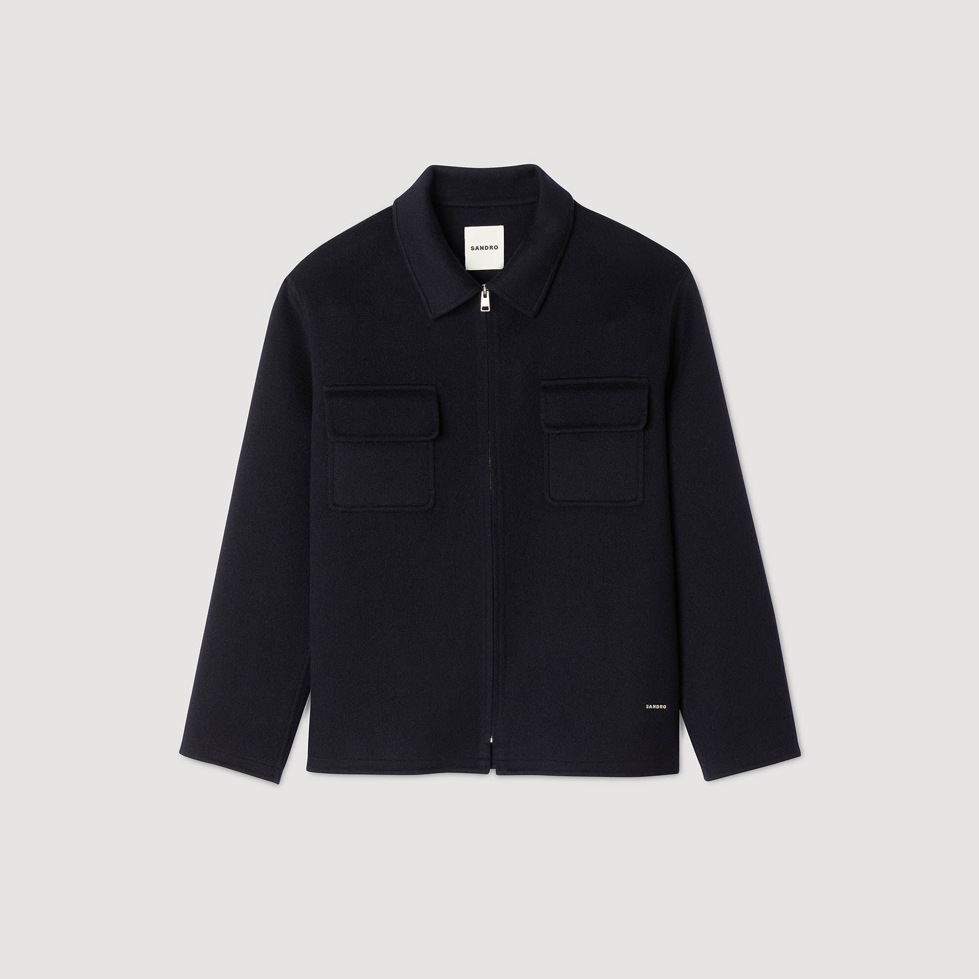 Surchemise double face zippée 