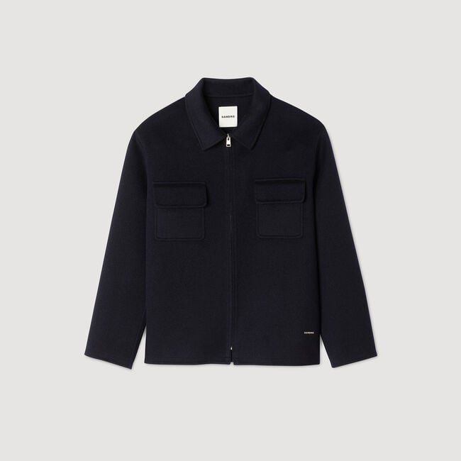 Surchemise double face zippée 
