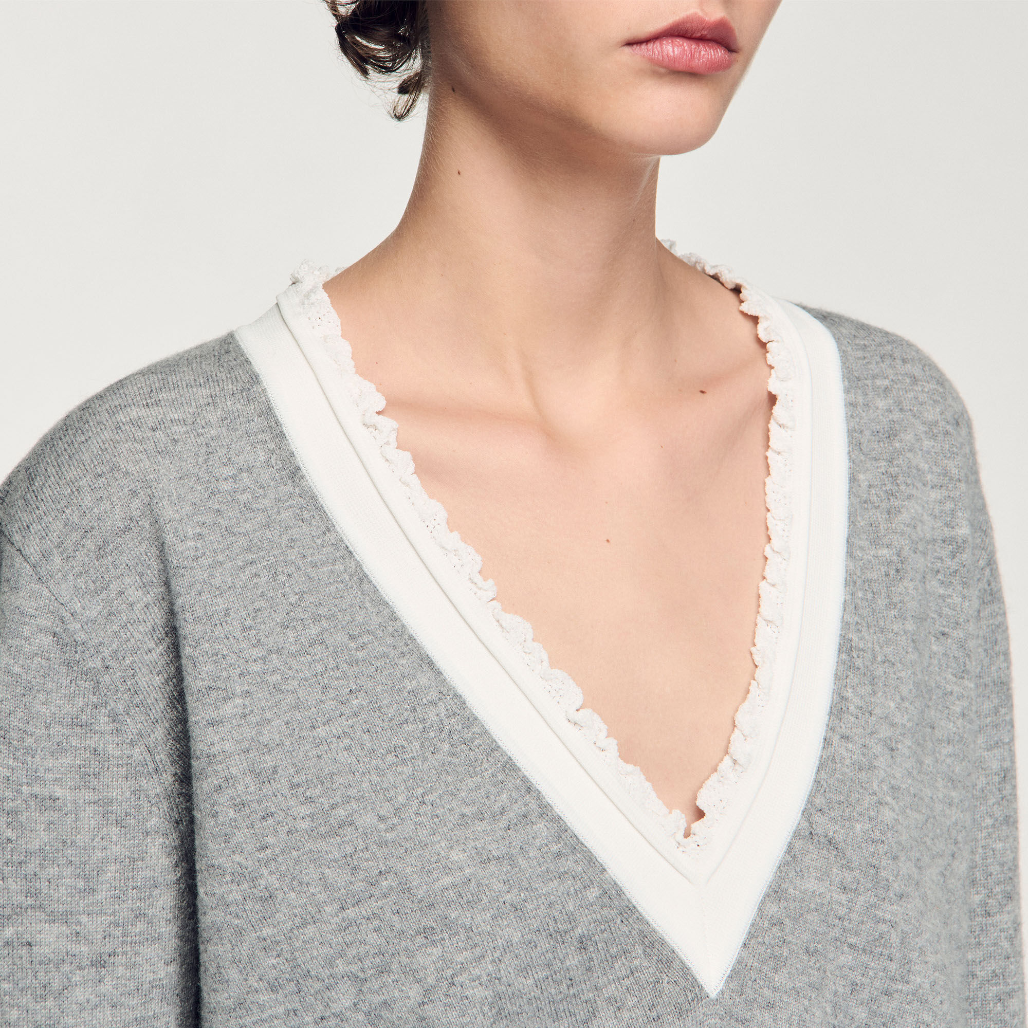 Pull à col V