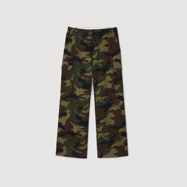 Pantalon cargo camouflage