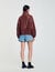 Blouson en cuir oversize