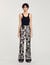Pantalon à imprimé fleuri hawaïen