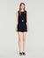 Short en laine taille haute