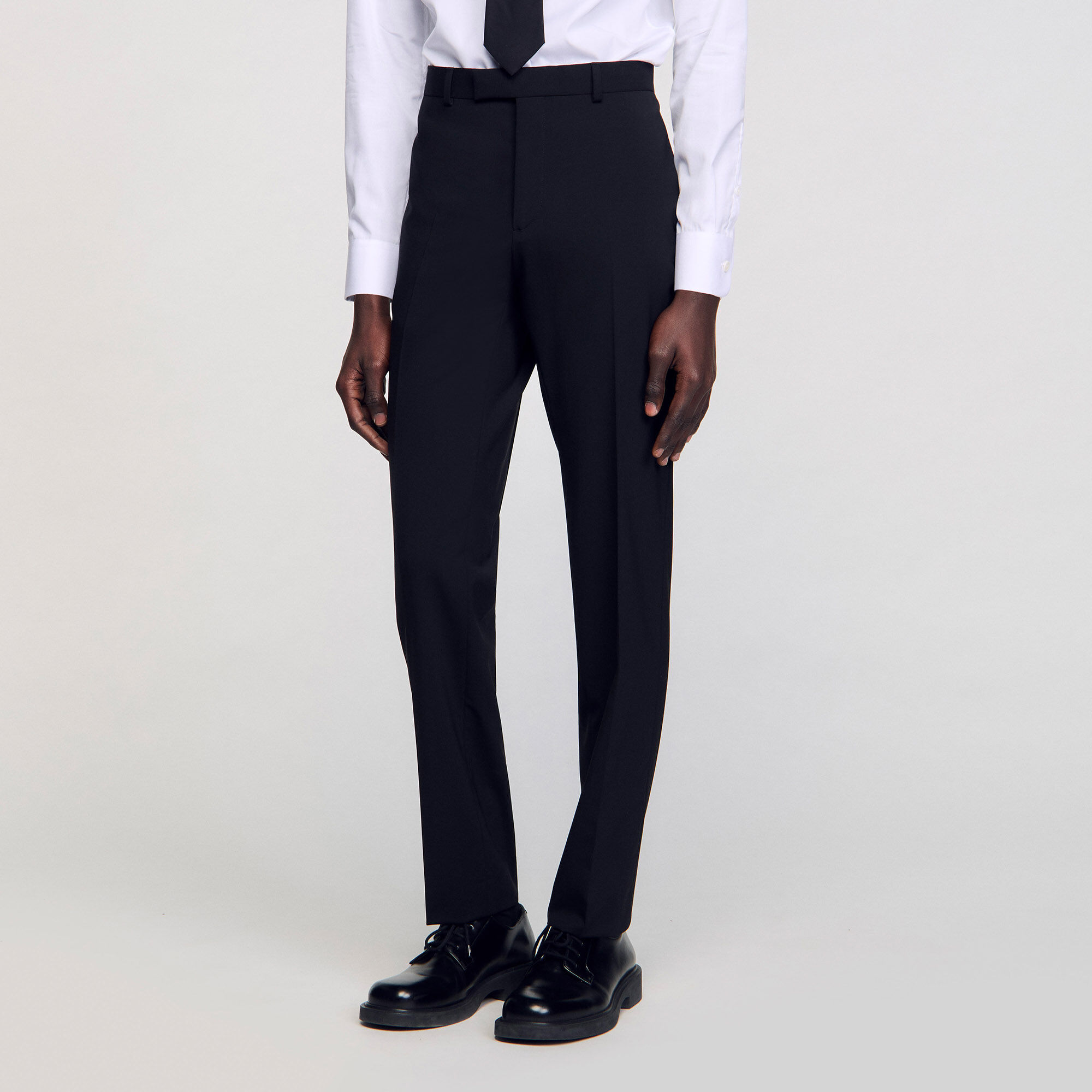 Pantalon de costume à coupe classique