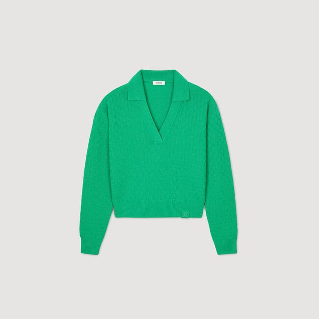 Pull à col polo
