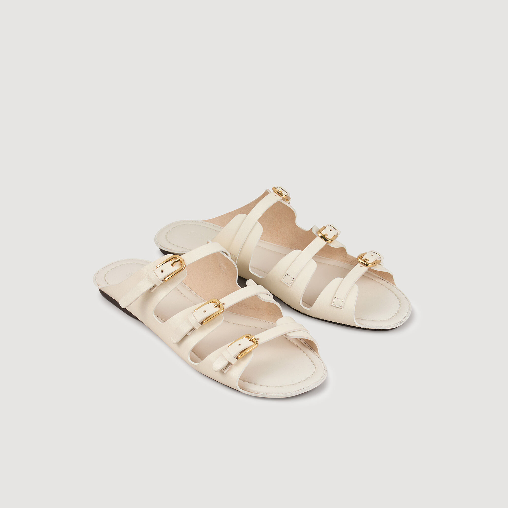 Sandales en cuir