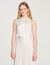 Robe longue plissée