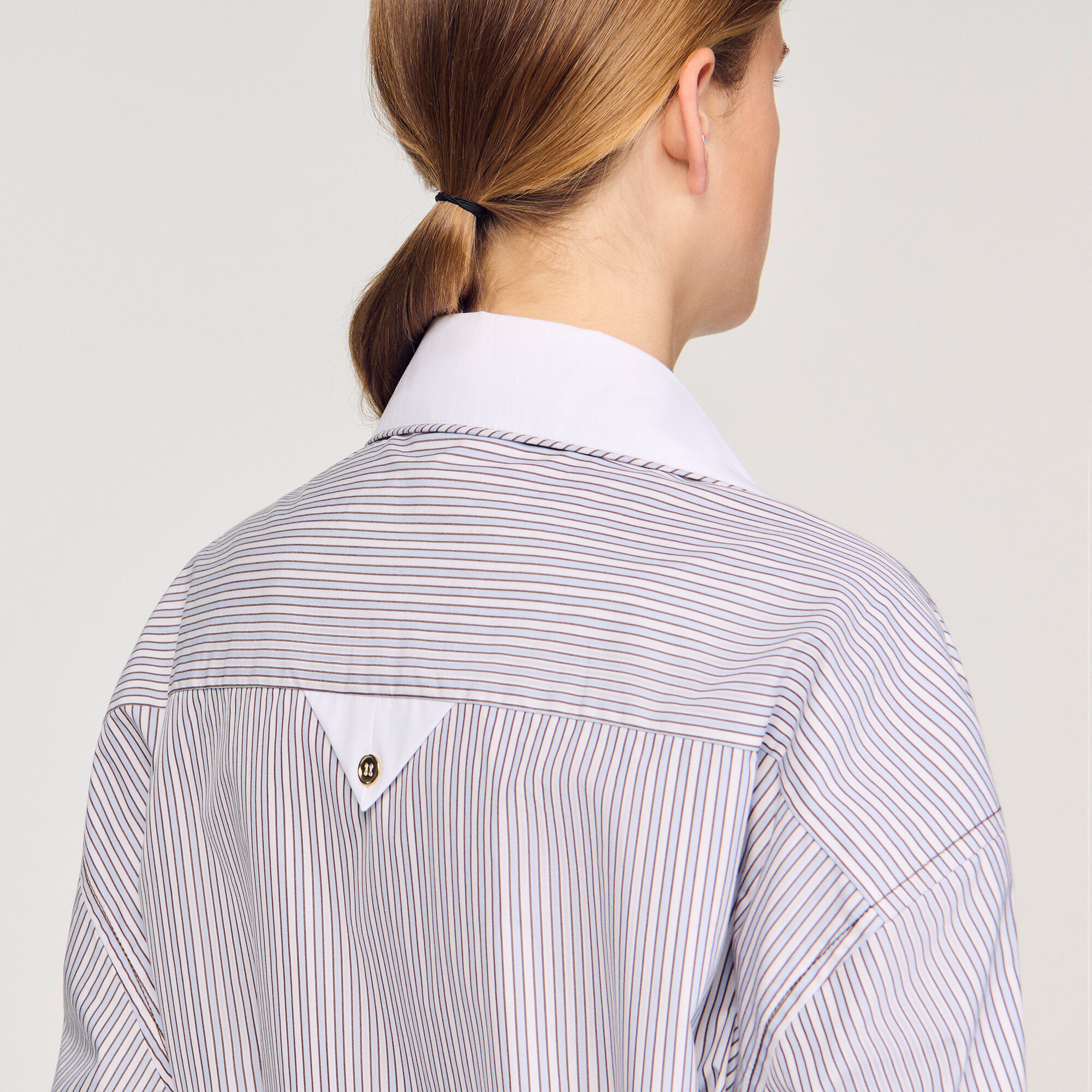 Chemise oversize rayée