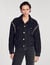Veste en jean oversize strassée