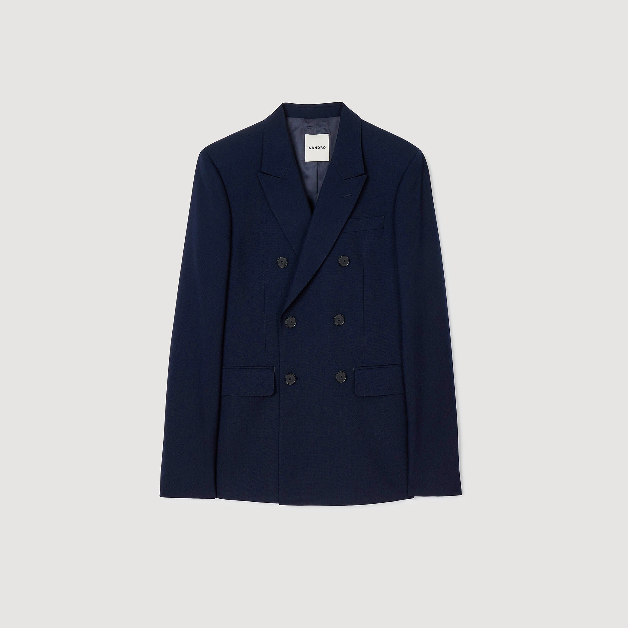 Veste de costume croisée