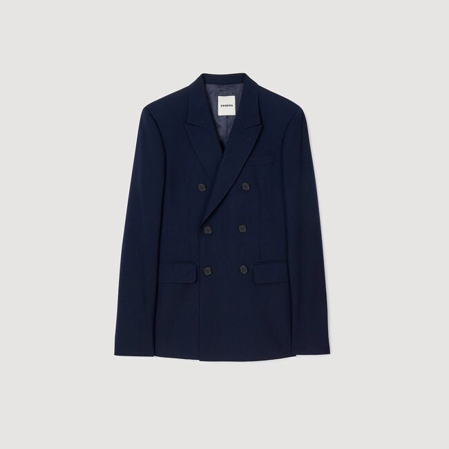Veste de costume croisée