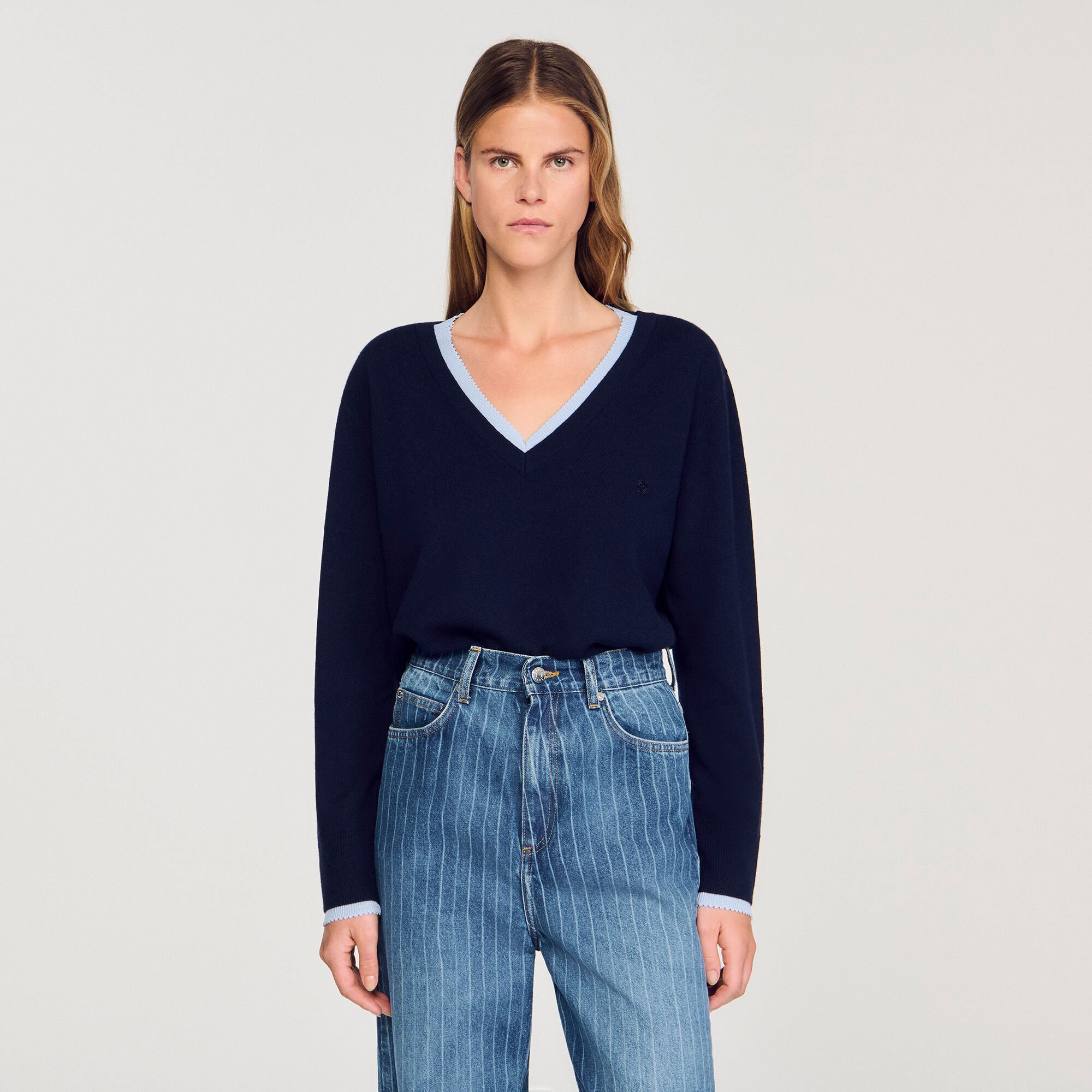 Pull en laine et cachemire