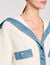 Cardigan à détails denim