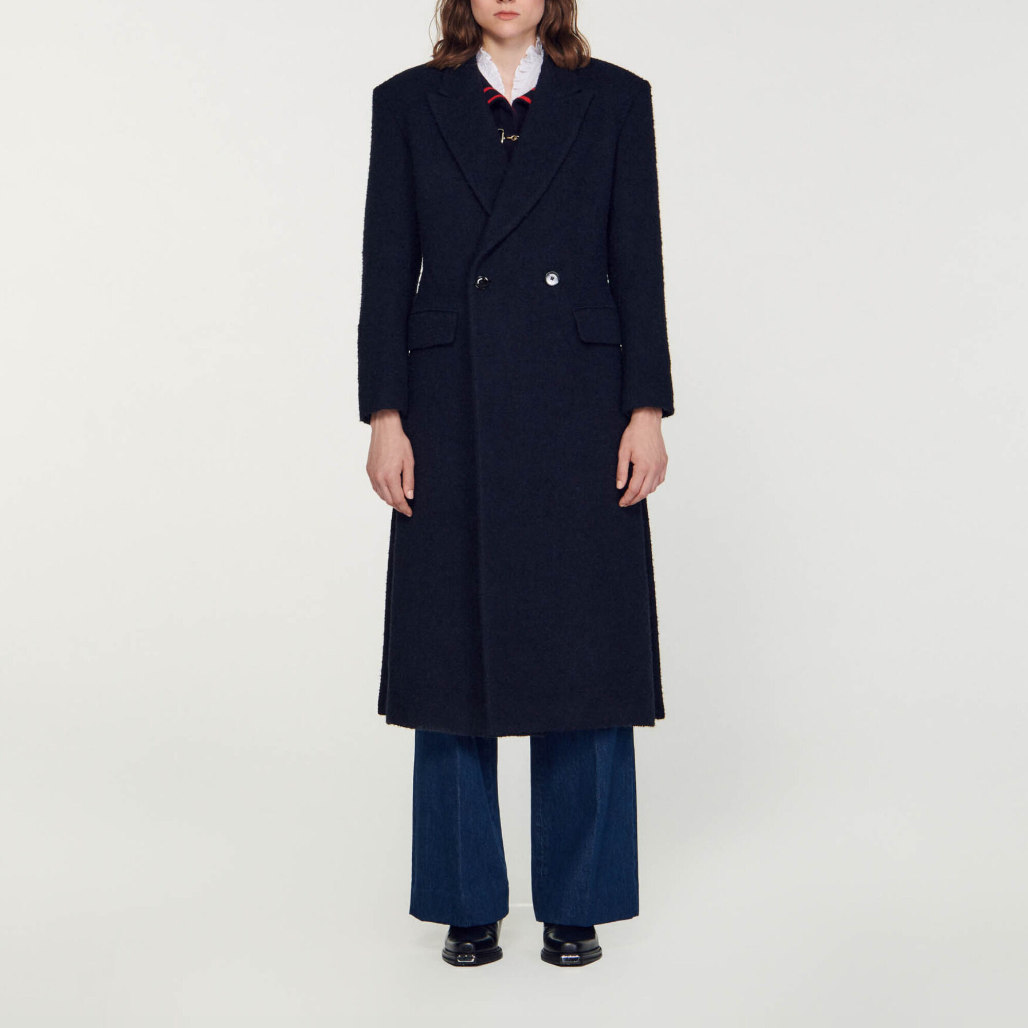 Manteau long Blue Women Sandro Paris