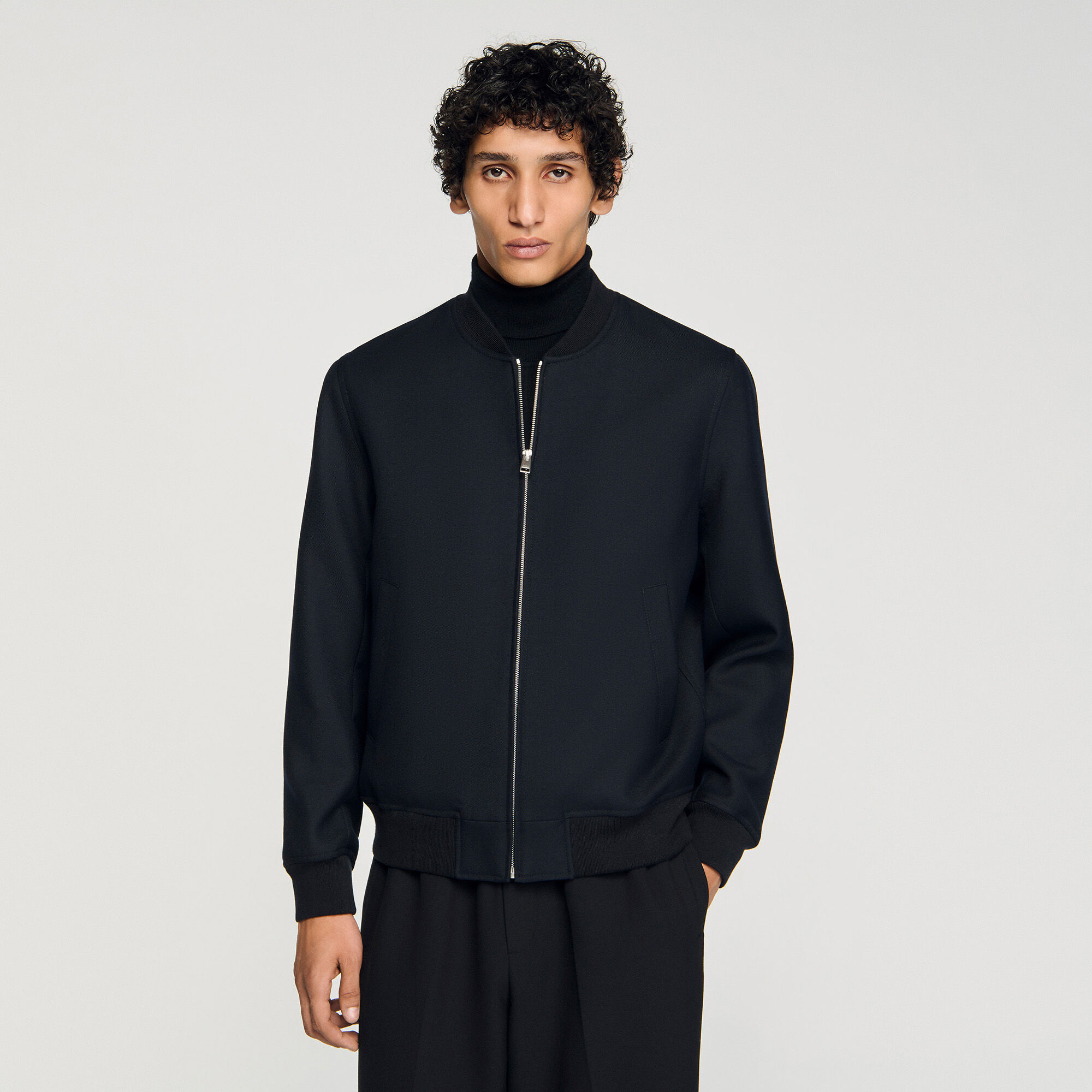 Blouson teddy en laine